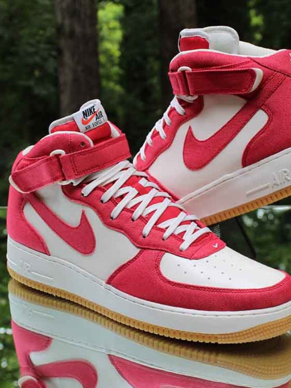 Nike Air Force 1 Mid University Red Sail Gum 2015
